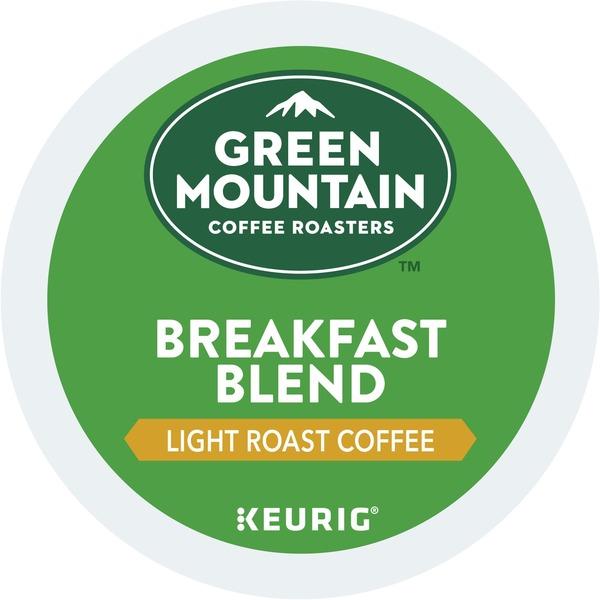 Green Mountain Coffee Roasters Breakfast Blend - Regular - Light/Mild - K-Cup - 24 / Box
