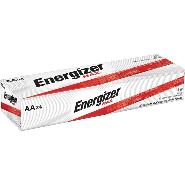 Energizer MAX Alkaline AA Batteries, 1 Pack - For Multipurpose - AA - 1.5 V DC - Alkaline - 144 / Carton