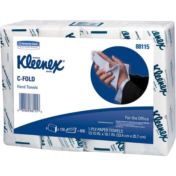 Kleenex C-Fold Hand Towels - 1 Ply - C-fold - 10.10