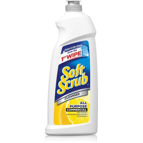 Dial Soft Scrub Total All Purpose Cleanser - 36 fl oz (1.1 quart) - Lemon Scent - 1 Each