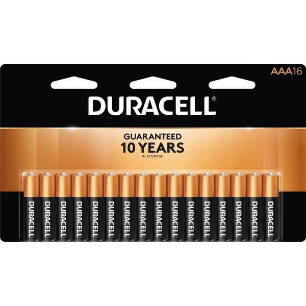 Duracell Coppertop Alkaline AAA Battery - MN2400 - For Multipurpose - AAA - 1.5 V DC - Alkaline Manganese Dioxide