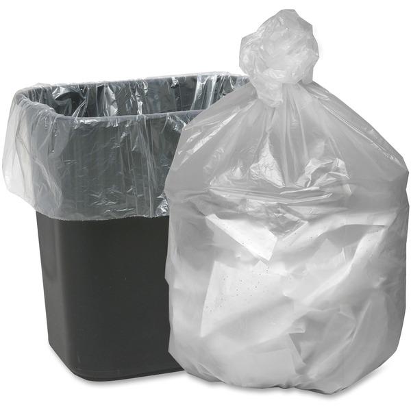 Webster Translucent Waste Can Liners - Small Size - 10 gal - 24