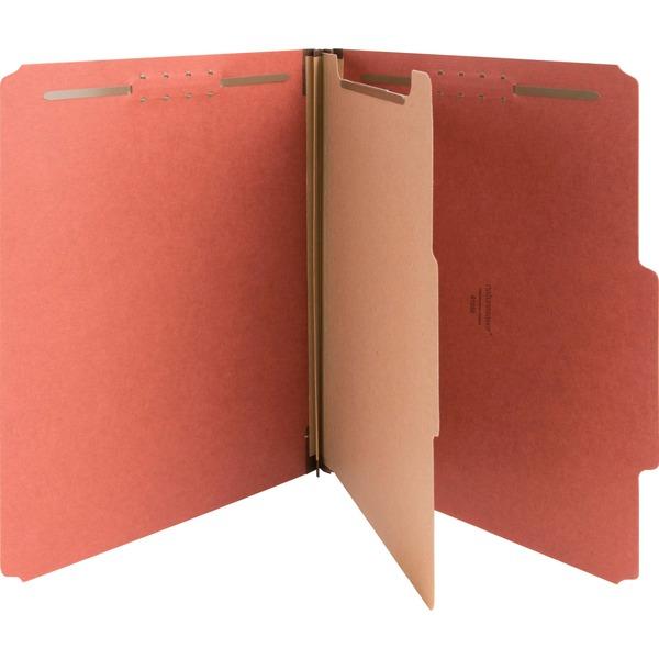 Nature Saver Kraft Divider Recycled Classification Folders - Letter - 8 1/2
