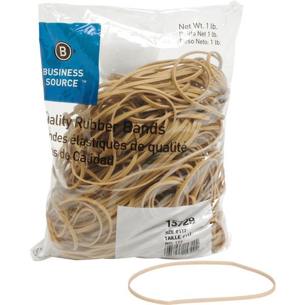 Business Source Quality Rubber Bands - Size: #117B - 7