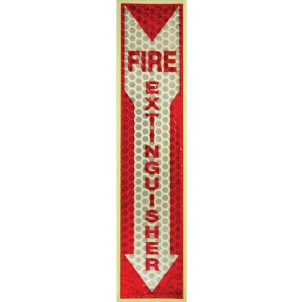 Miller's Creek Luminous Fire Extinguisher Sign - 1 Each - Fire Extinguisher Print/Message - 4