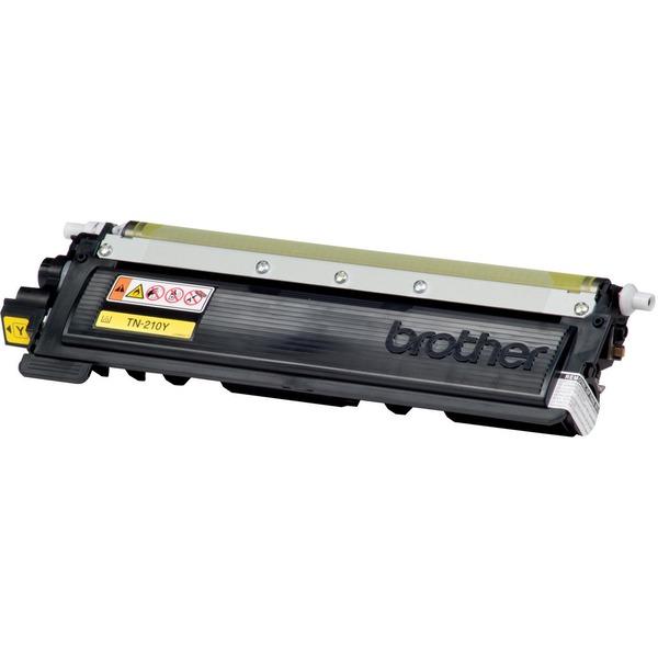 Brother Genuine TN210Y Yellow Toner Cartridge - Laser - 1400 Pages - Yellow - 1 Each