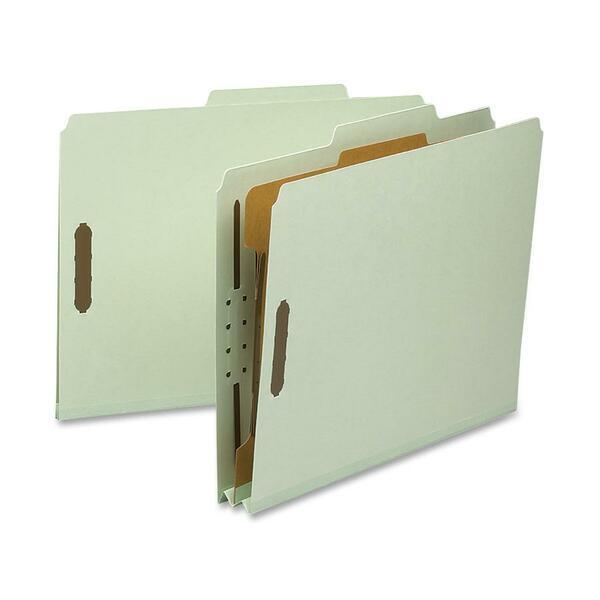 Nature Saver Recycled Gray/Green Classification Folders - Letter - 8 1/2