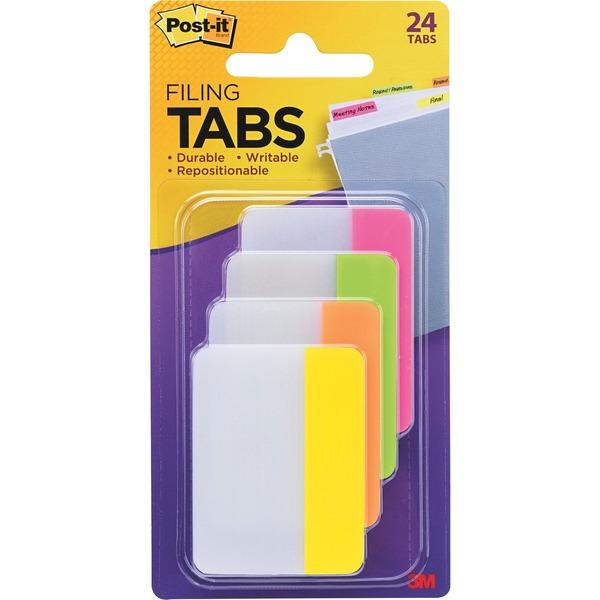 Post-it® Durable Tabs - Write-on Tab(s) - 1.50