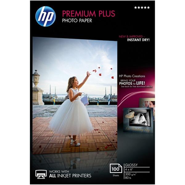 HP Premium Plus Inkjet Print Photo Paper - 4