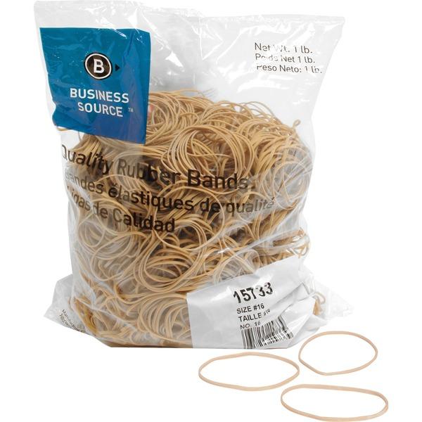 Business Source Quality Rubber Bands - Size: #16 - 2.5