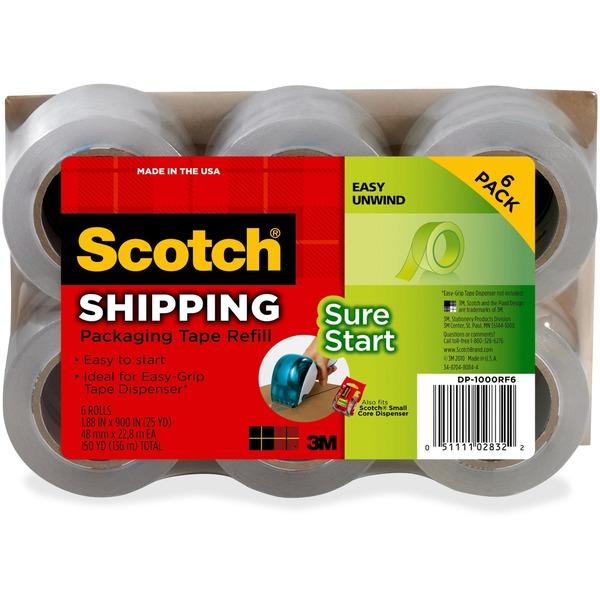 Scotch Sure Start Packaging Tape - 22.20 yd Length x 1.88