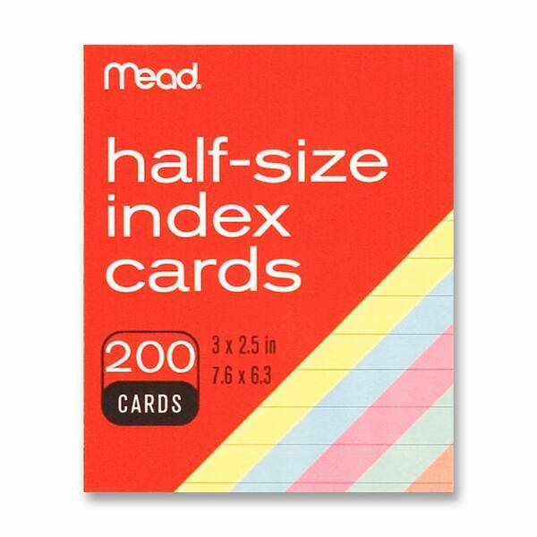 Mead Printable Index Card - 3