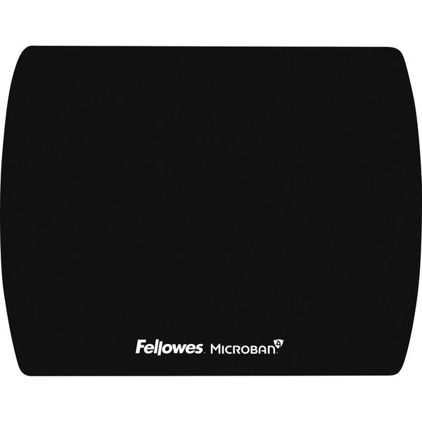 Fellowes Microban® Ultra Thin Mouse Pad - Black - 7