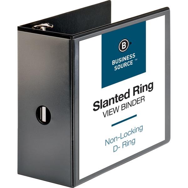 Business Source Basic D-Ring View Binders - 5