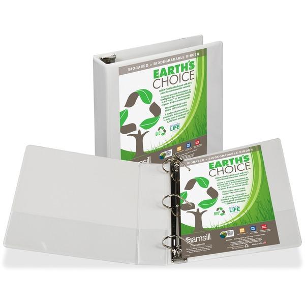 Samsill Earth's Choice Round Ring Eco-friendly View Binder - 2