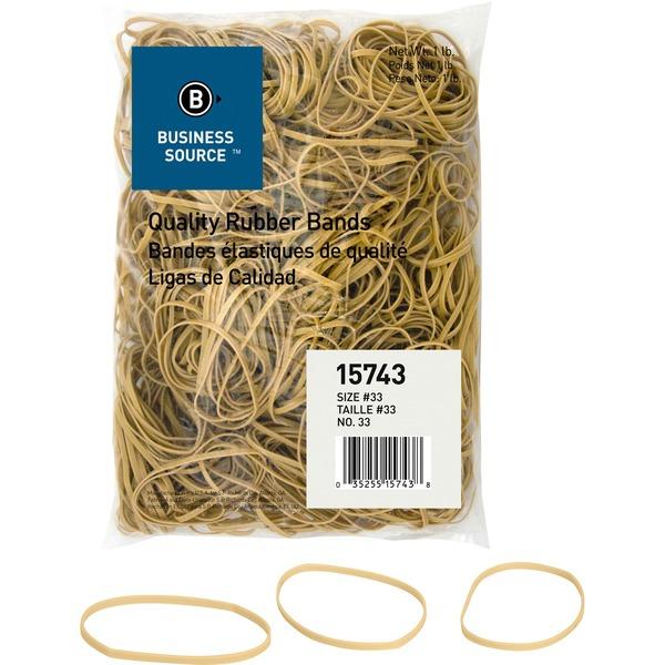 Business Source Quality Rubber Bands - Size: #33 - 3.5