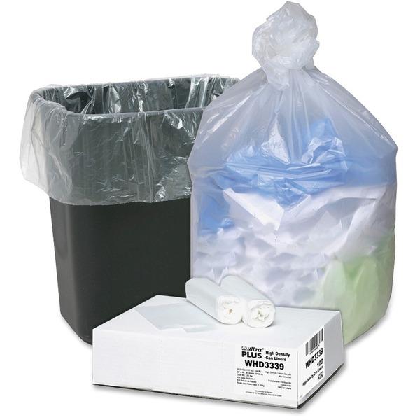 Webster Ultra Plus Trash Can Liners - Medium Size - 33 gal - 33