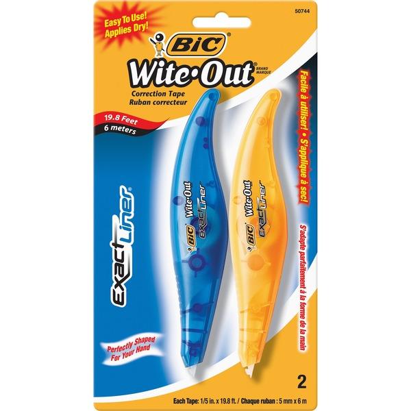 BIC Exact Liner Wite-Out Brand Correction Tape - 0.20