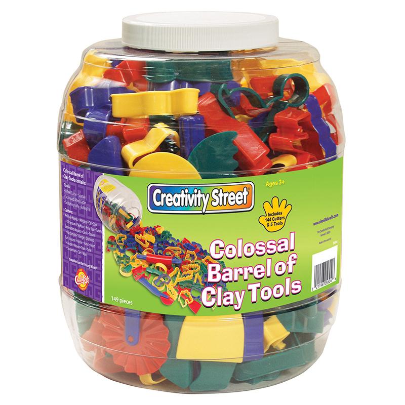 Creativity Street Colossal Barrel of Clay Tools - 144 / Each - Assorted - Plastic
