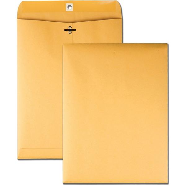 Business Source 32 lb Kraft Clasp Envelopes - Clasp - #90 - 9