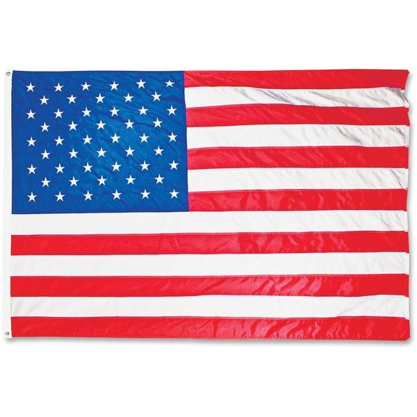  Advantus Heavyweight Nylon Outdoor U.S.Flag - United States - 60 