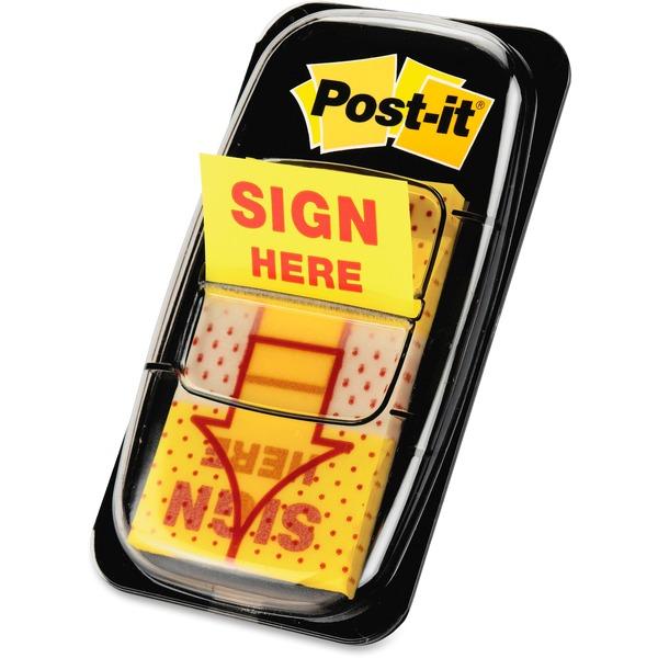 Post-it® Message Flag Value Pack - 12 Dispensers - 600 - 1