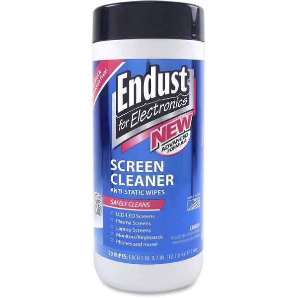Endust 11506 LCD & Plasma Screen Cleaner Pop-Up Wipe - For PDA, Optical Media, Copier, Desktop Computer, Keyboard, Display Screen, Telephone, Fax Machine, Mobile Phone, Audio Equipment, Gaming Console