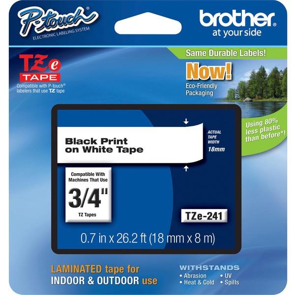 Brother P-Touch TZe Flat Surface Laminated Tape - 45/64