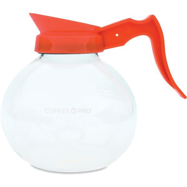 Coffee Pro 12-cup Glass Decanter - 3 quart Coffee Pot - Glass, Plastic - Clear - 1 Piece(s) Each