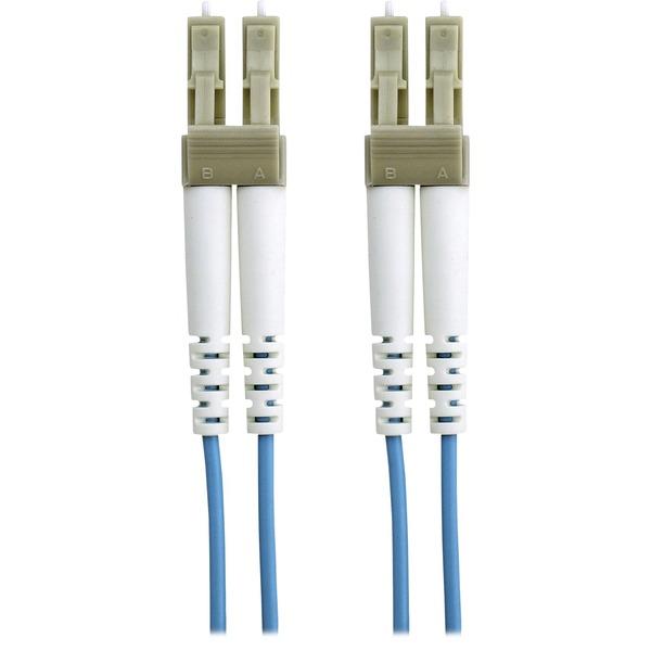 Belkin Fiber Optic Patch Cable - LC Male - LC Male - 49.21ft - Aqua