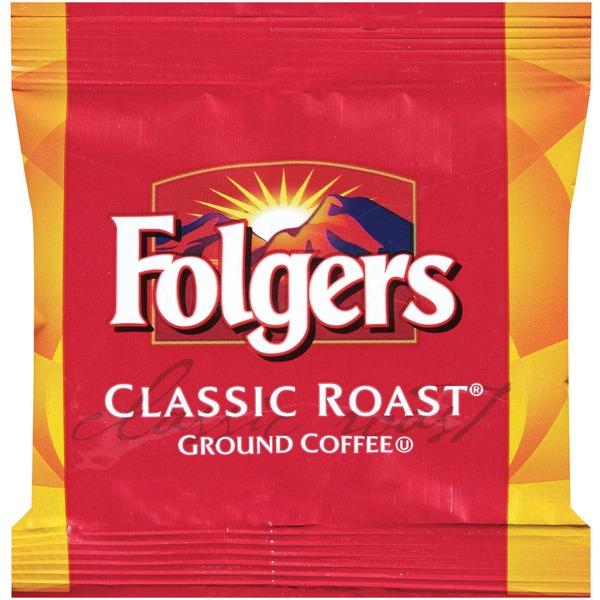 Folgers® Classic Roast Coffee - Regular - Medium - 0.9 oz - 36 / Carton