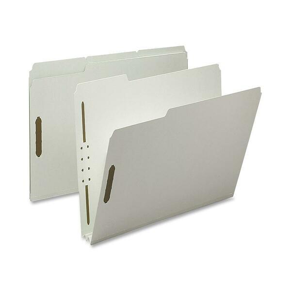  Nature Saver 1/3- Cut Pressboard Fastener Folders - Letter - 8 1/2 