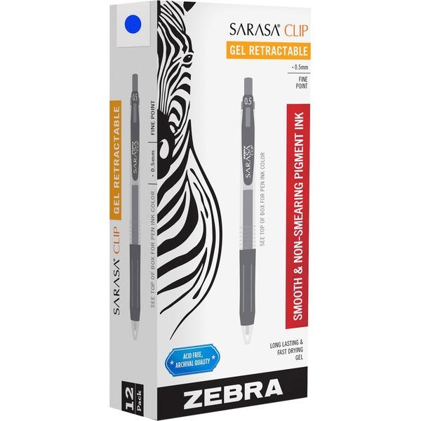 Zebra Pen XA-05 Arrow Tip Liquid Rollerball Pens - 0.5 mm Pen Point Size - Blue - 1 Dozen