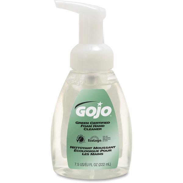 Gojo® Green Certified Foam Handwash - 7.5 fl oz (221.8 mL) - Push Pump Dispenser - Clear - 1 Each