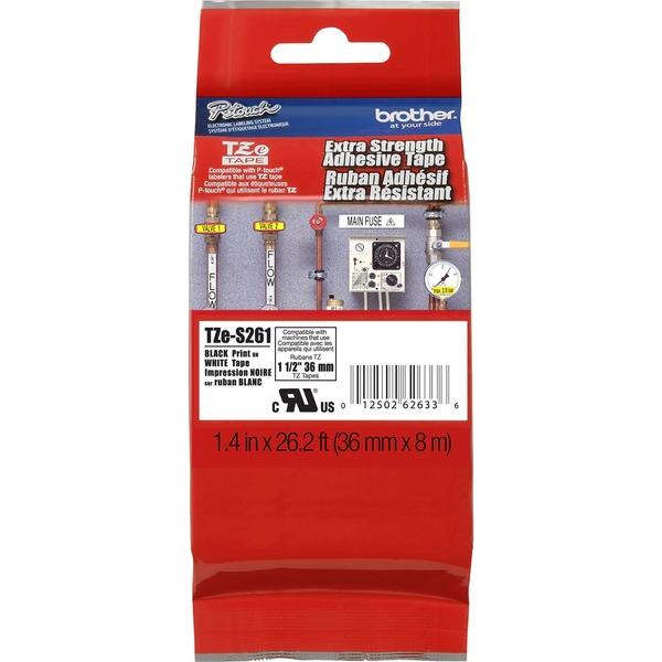 Brother Extra Strength Adhesive Tze Tape - Permanent Adhesive - 1 27/64