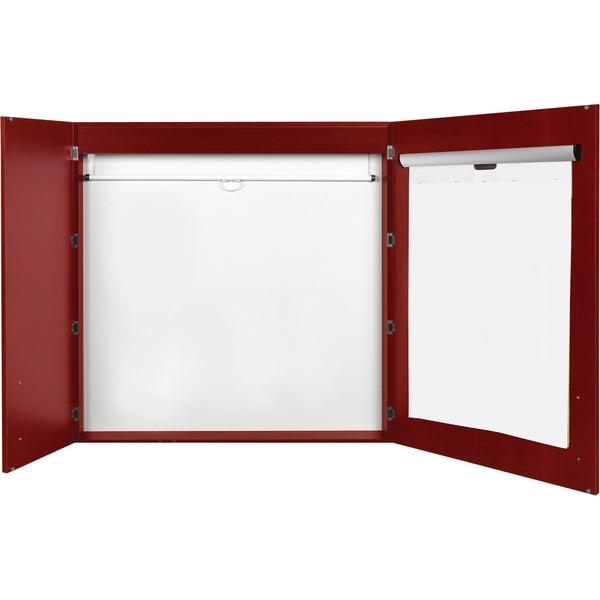  Mastervision 2- Door Cherry Conference Cabinet - 48 