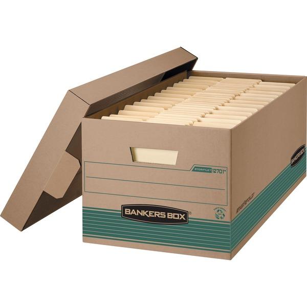 Bankers Box STOR/FILE Recycled File Storage Box - Internal Dimensions: 12