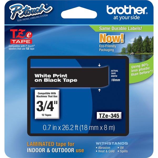  Brother P- Touch Tze Flat Surface Laminated Tape - 45/64 