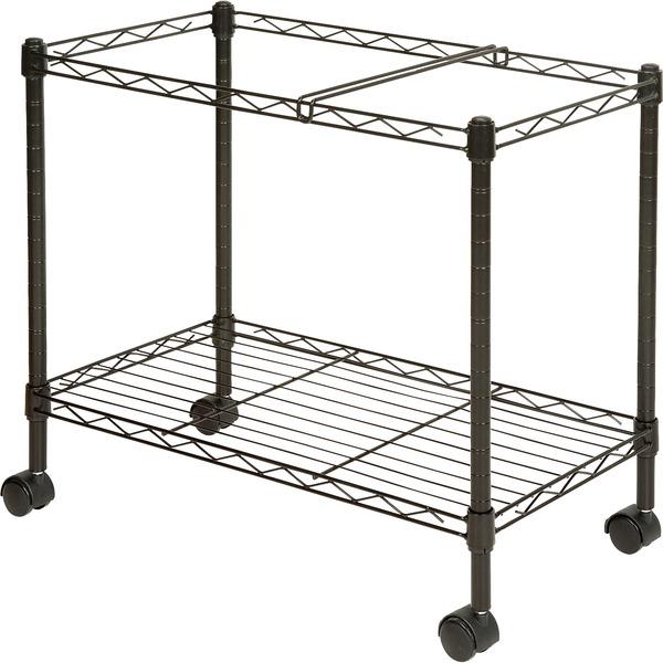Lorell Mobile File Cart - 4 Casters - Steel - x 12.9