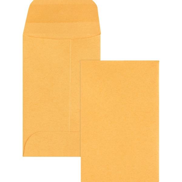 Business Source Small Coin Kraft Envelopes - Coin - #1 - 2 1/4