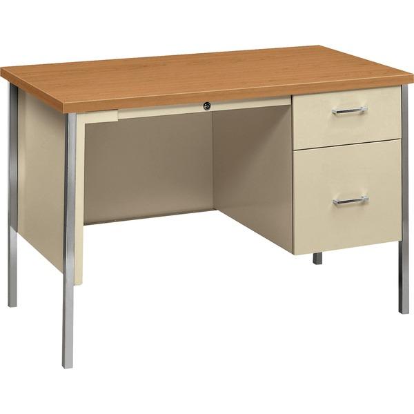 HON 34000 Series Small Office Desk - 2-Drawer - 45.3