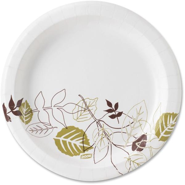 Dixie Pathways Design Everyday Paper Plates - 125 / Pack - 8.50