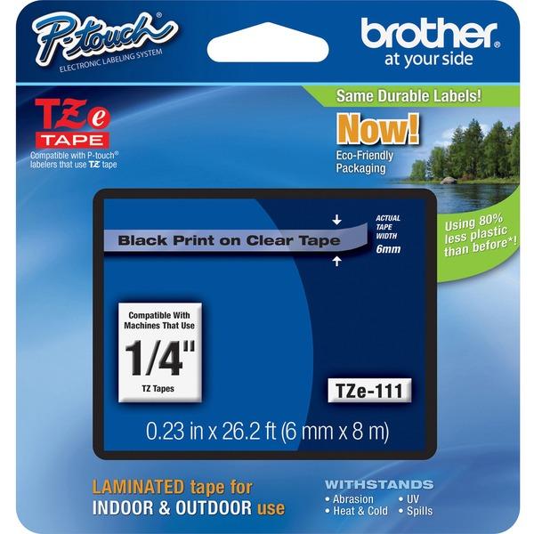 Brother P-touch TZe Laminated Tape Cartridges - 15/64