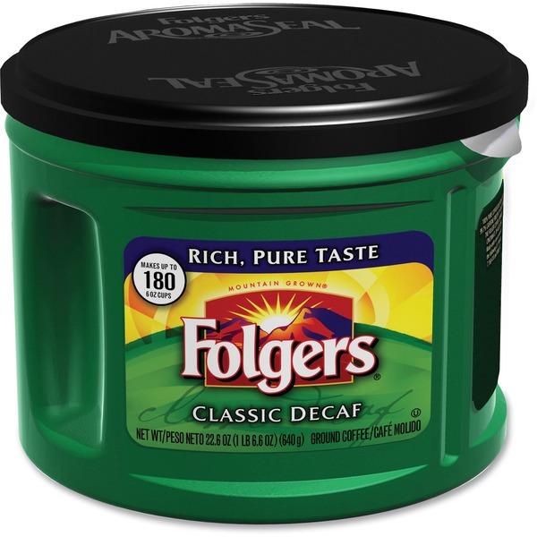 Folgers® Classic Decaffinated Coffee - Decaffeinated - 22.6 oz - 1 Each