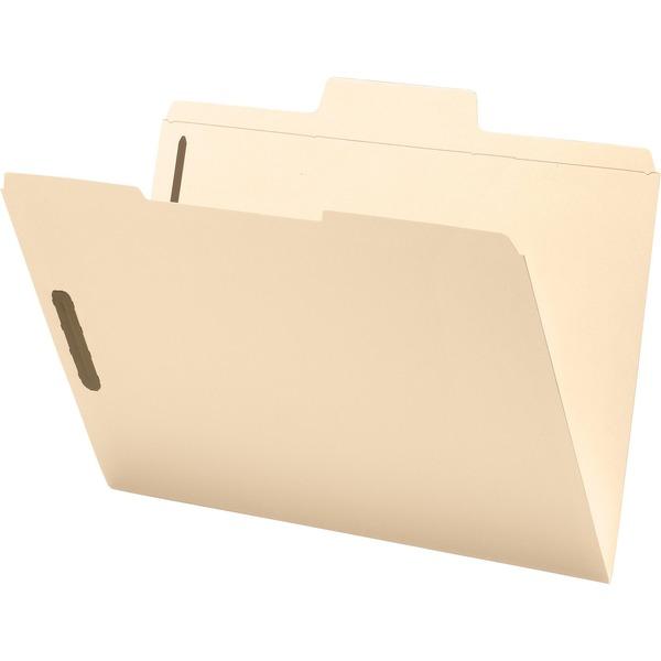 Smead SuperTab Fastener Folders with Reinforced Tab - Legal - 8 1/2