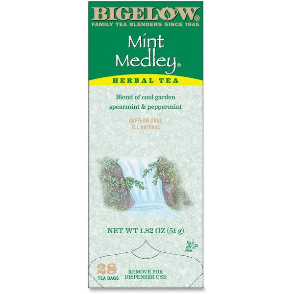 Bigelow Tea Mint Medley Tea - Herbal Tea - Mint - 28 Teabag - 28 / Box