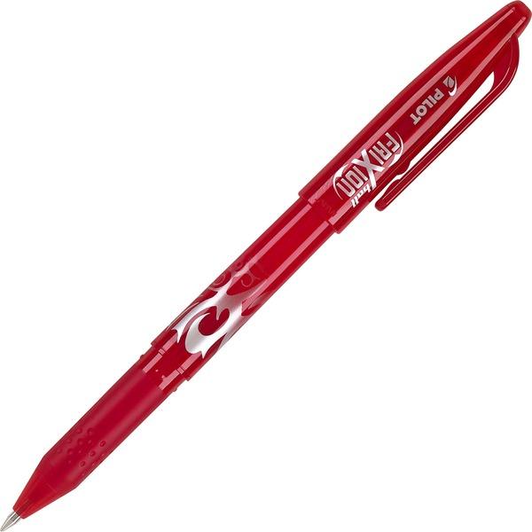 Pilot FriXion Ball Erasable Gel Pens - Fine Pen Point - 0.7 mm Pen Point Size - Red Gel-based Ink - Red Barrel - 1 Each