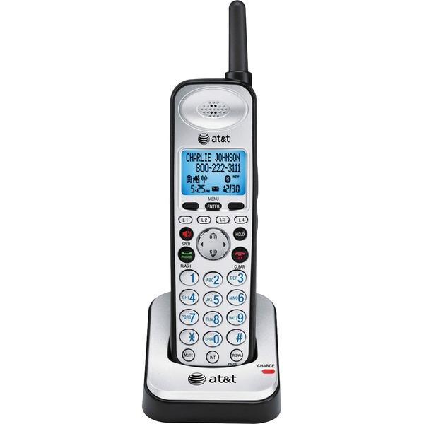 AT&T 4-line Accessory Handset - Black, Silver