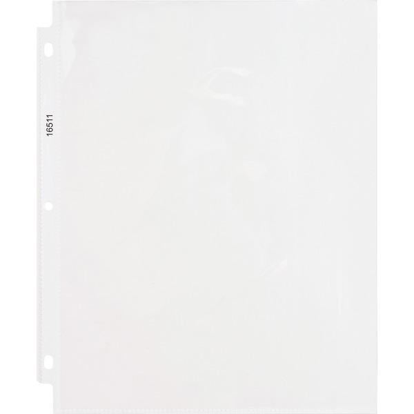 Business Source Top-Loading Poly Sheet Protectors - 5 mil Thickness - For Letter 8 1/2