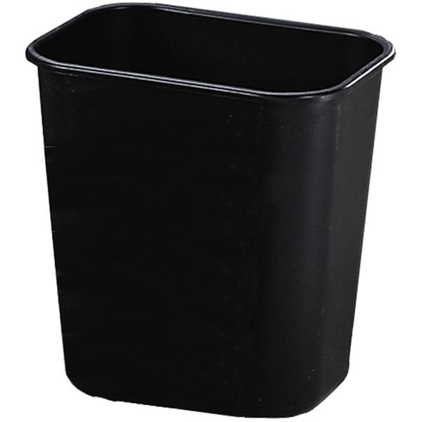 Rubbermaid Commercial Standard Series Wastebaskets - 3.41 gal Capacity - Rectangular - 12.1
